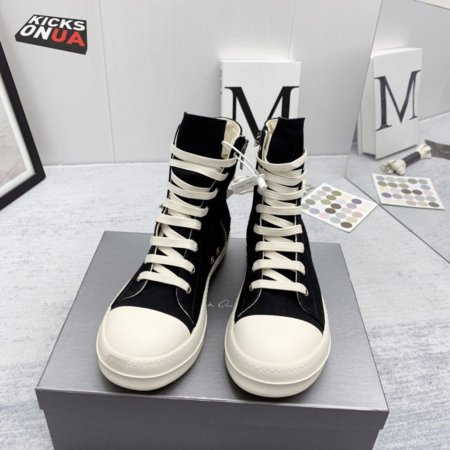 RICK OWENS HIGH-TOP BLACK - RO005