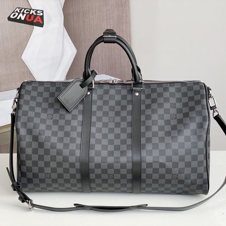 Keepall Bandouliere Damier Graphite 45 Black/Graphite