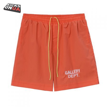 GALLERY DEPT Shorts Letter Design For Men And Women Orange