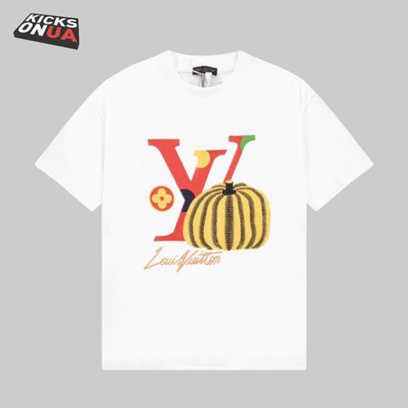 Yayoi Kusama Joint Series Pumpkin Print Short-Sleeved T-Shirt White
