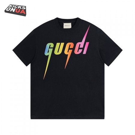 COTTON T-SHIRT WITH GUCCI BLADE PRINT