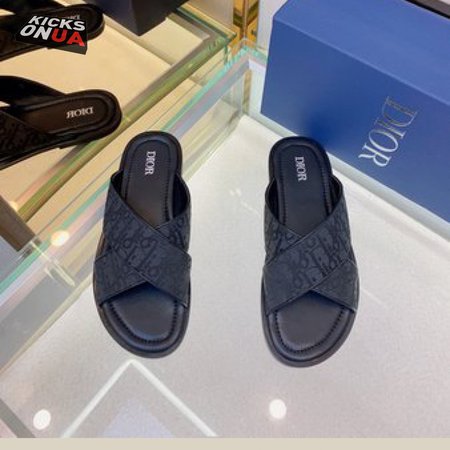 DIOR ALIAS SANDAL Black Dior Oblique Jacquard