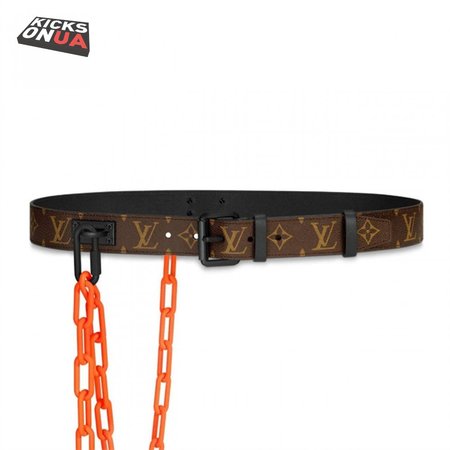 Signature Belt Monogram Chains 35MM Canvas - LBP009