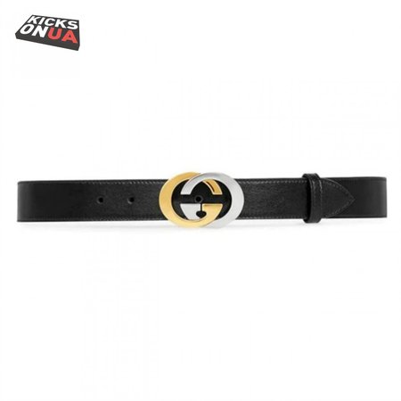Gucci Leather Belt With Interlocking G Buckle - BPR006
