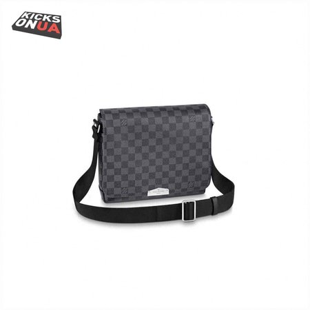 district pm damier graphite canvas n40349