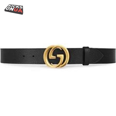 GUCCI MEN'S INTERLOCKING GG REVERSIBLE LEATHER BELT - B47