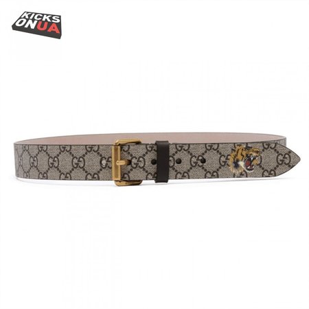 GUCCI TIGER PRINT GG SUPREME BELT - B40