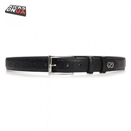 GUCCI SIGNATURE BELT WITH GG DETAIL - B35