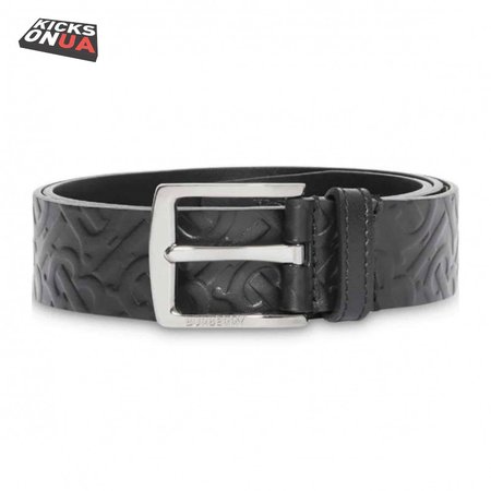 BURBERRY MONOGRAM LEATHER BELT - B22