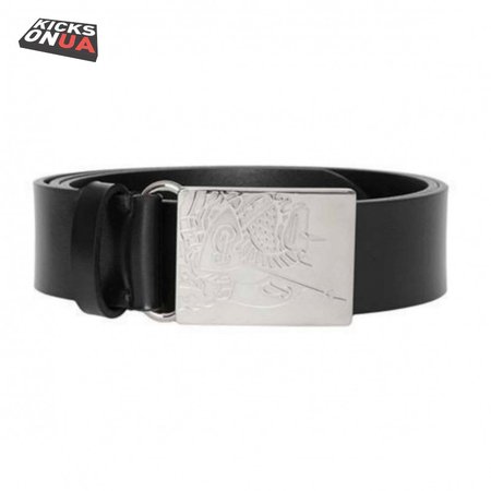 BURBERRY BLACK MEN'S LUKE LEATHER BELT - B24