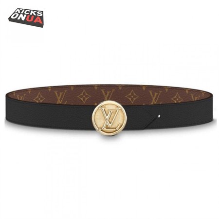 monogram circle logo 35mm reversible belt - b154