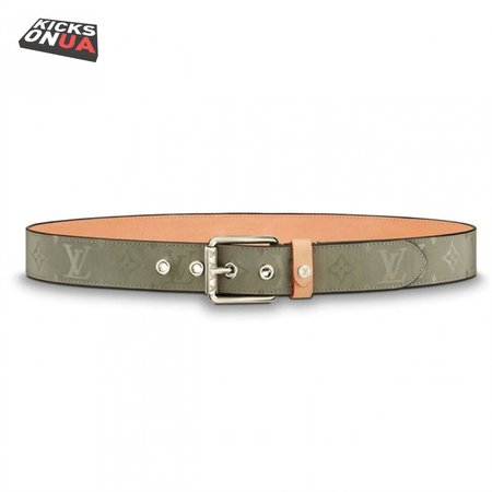 belt voyager monogram 35mm grey - b148