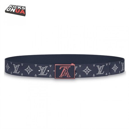 belt metropole monogram upside down ink navy - b132