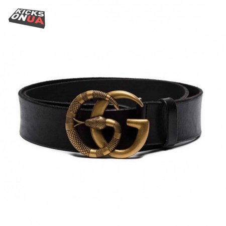 GUCCI DOUBLE G SNAKE BUCKLE BELT - B1