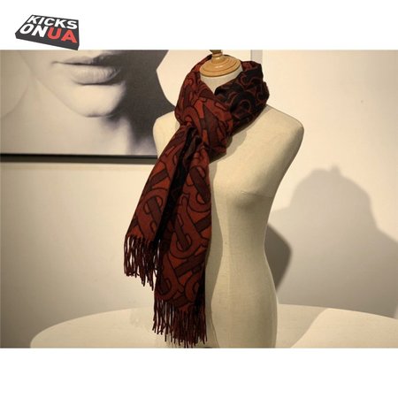 burberry cashmere shawl red