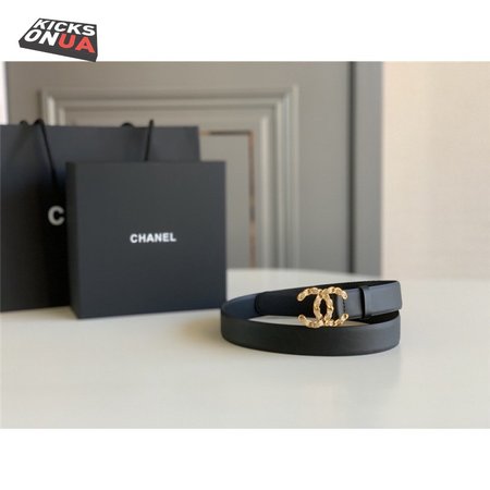 chanel logo classic belt