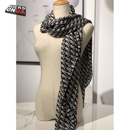 Dior cashmere shawl black