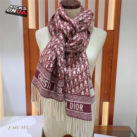 dior oblique print scarfs