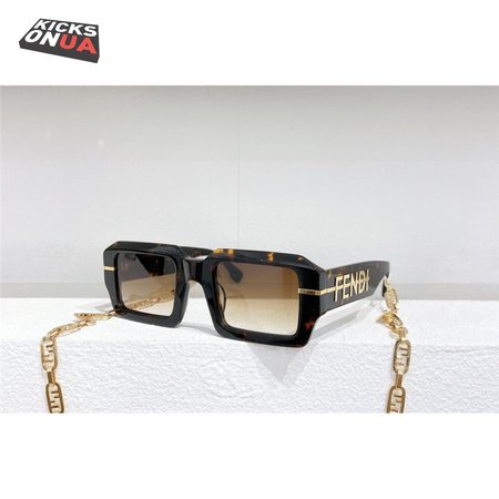 fendi classic luxury rectangular sunglasses