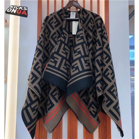 fendi ff poncho in multicolour
