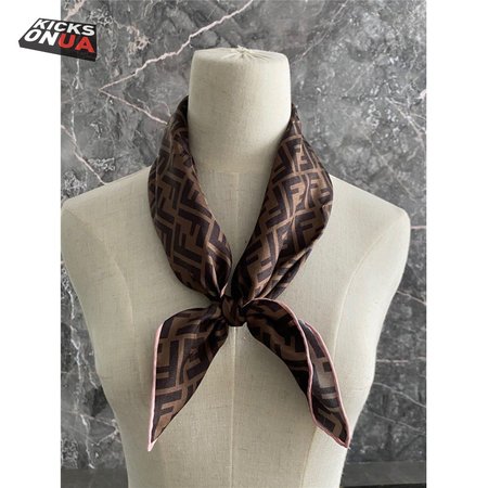fendi silk square scarf
