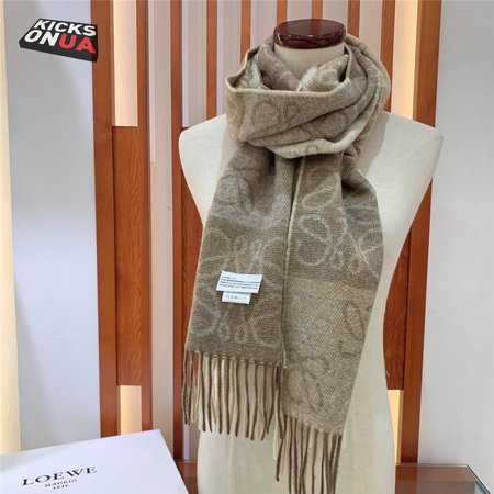 loewe anagram scarf in wool and cashmere