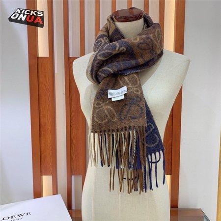 loewe anagram scarf in wool and cashmere