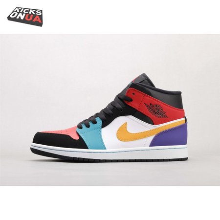 Air Jordan 1 Mid Bred Multi-Color Unisex
