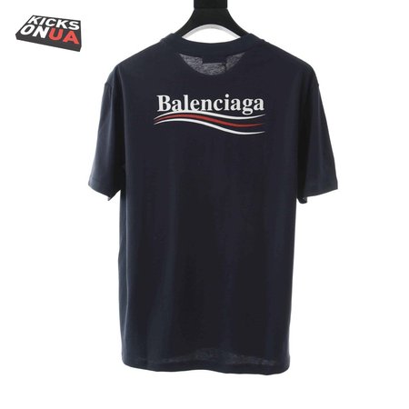 BALENCIAGA CLASSIC NAVY COKE SHORT SLEEVE