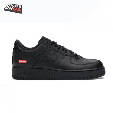 Nike Air Force 1 Low Supreme Black Size 36-47.5