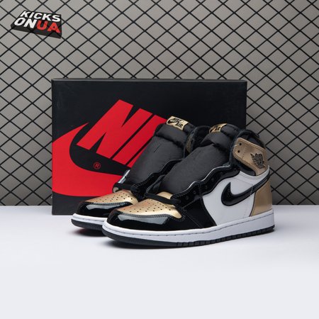 Jordan 1 Retro High NRG Patent Gold Toe Men's