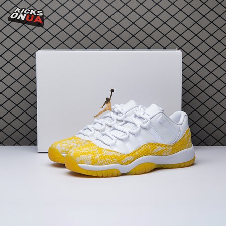 Jordan 11 Retro Low Tour Yellow Snakeskin AH7860-107 Women's