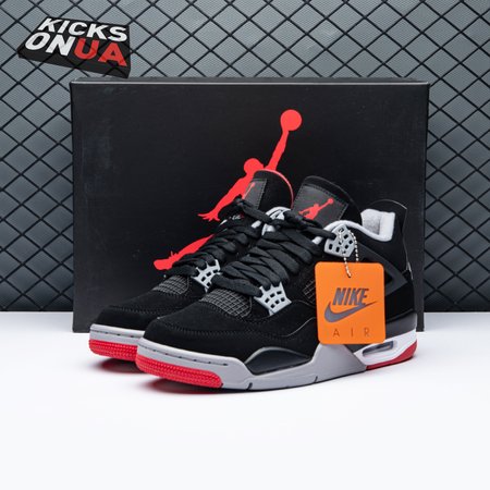Air Jordan 4 Retro OG Bred 2019 Unisex