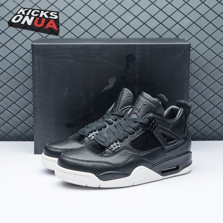 Jordan 4 Retro Pony Hair Black Men's