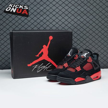 Jordan 4 Retro Red Thunder Unisex