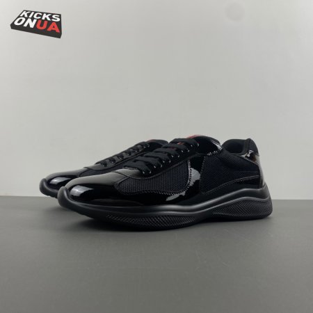 Prada America's Cup Black Sneakers