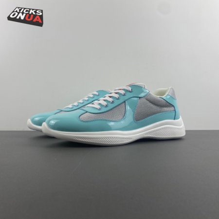 Prada America's Cup Blue Silver Sneakers