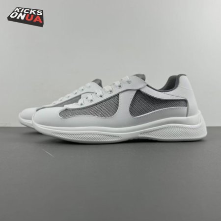 Prada America's Cup White Dark Gray Sneakers