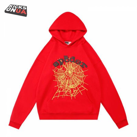 Sp5der Hoodies Red