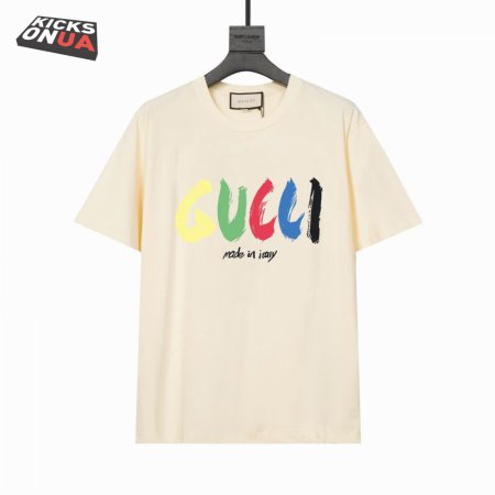 GUCCI LOGO T-Shirt Beige