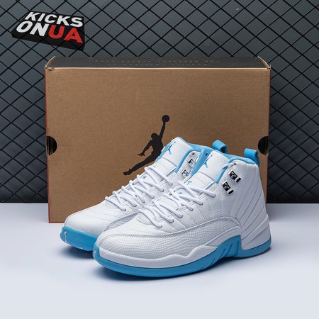 Jordan 12 Retro White University Blue (2004) (Women's) 308243-142 Size 40-47.5