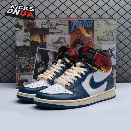 Jordan 1 Retro High Union Los Angeles Blue Toe Men's