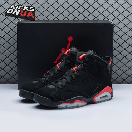 Jordan 6 Retro Black 'Infrared' 384664 060 Size 40-47.5