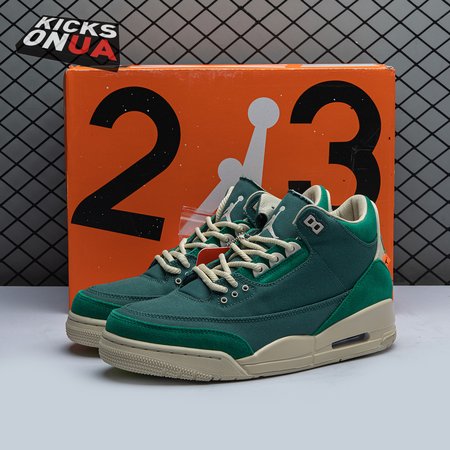 Nina Chanel Abney x Air Jordan 3 Retro Bicoastal Black Malachite Fossil FZ7974-300 Size 36-47.5