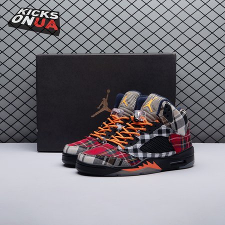 Jordan 5 Retro Plaid (GS) FD4814-008 Unisex