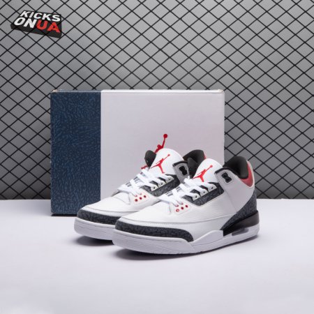 Air Jordan 3 Retro Denim SE 'Fire Red' Men's