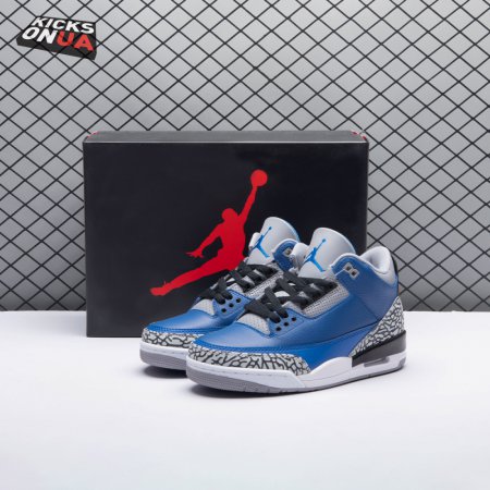 Jordan 3 Retro Varsity Royal Cement CT8532-400 Men's