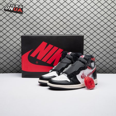 Jordan 1 Retro High Black Gym Red Men's