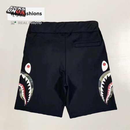 Bape Side Shark Sweat Shorts