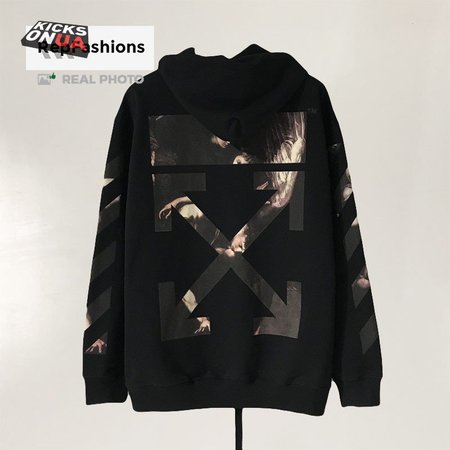 Off White Caravaggio Diag Arrow Hoodie